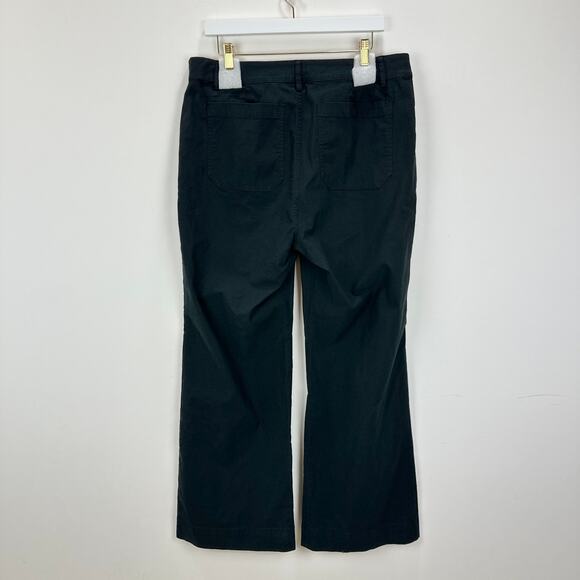 J.Crew Lizzie High Rise Patch Pocket Wide Leg Pant Classic Black US 32 NWT - Picture 8 of 13